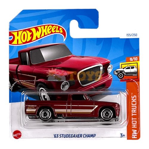 Hot Wheels Mașinuță metalică '63 Studebaker Champ HTC35 HW Hot Trucks