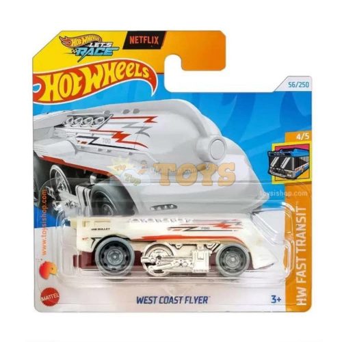 Hot Wheels Locomotivă metalică West Coast Flyer HTD11 HW Fast Transit Mattel