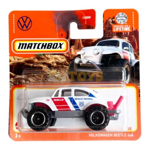 MATCHBOX Mașinuță metalică Volkswagen Beetle 4x4 HVP20 Mattel