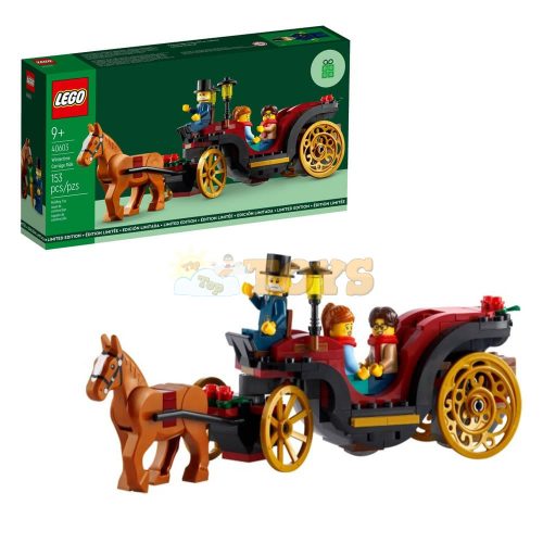 LEGO® Classic Plimbare cu trăsura iarna 40603 - 153 piese