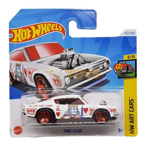 Hot Wheels Mașinuță metalică King Kuda HTB77 HW Art Cars - Mattel