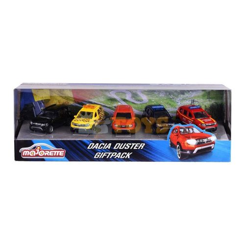 majorette Set 5 mașinuțe metalice Dacia Duster Giftpack diverse modele